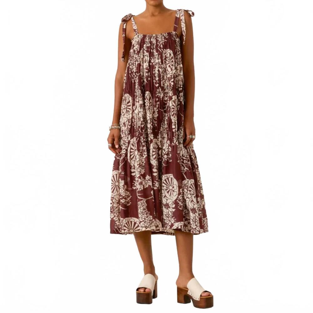 NEW ALIX OF BOHEMIA emrys auburn spoke dress in multicolor